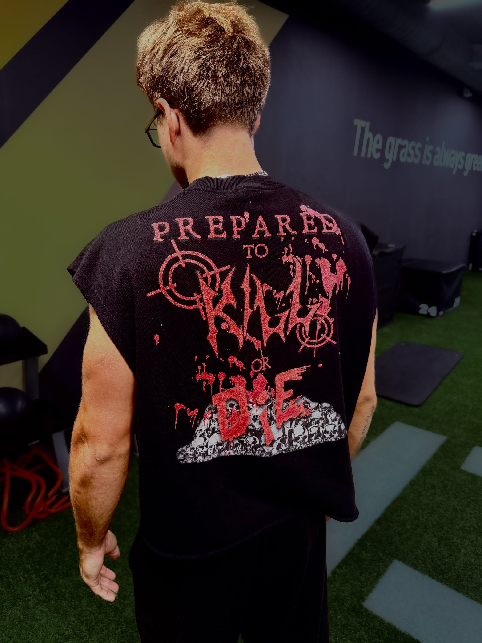 "Kill or Be Killed" Cut-Off Tee